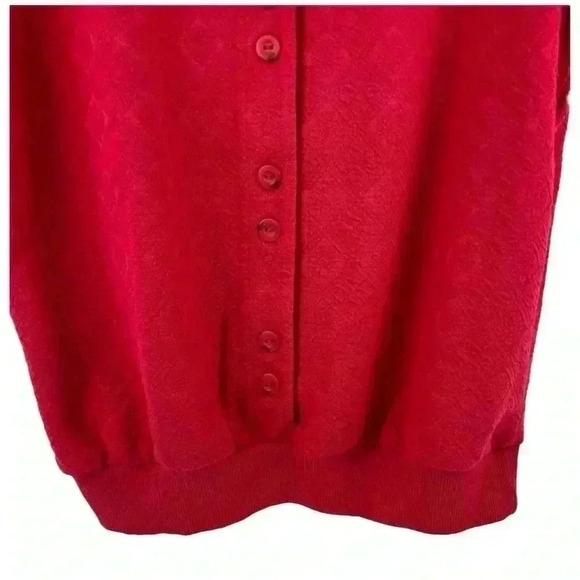 Alfred Dunner Women's Short Sleeve Knit Sweater Red Size S - Picture 4 of 6